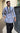 Shadan Farooqui (@saddu07dz) wearing Dawood Khan grey kurta with black panel and black pant – front view